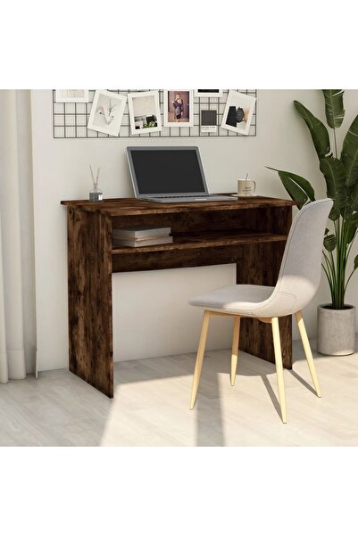 Concept Γραφείο, καπνιστή δρυς, 90x50x74 εκ., επεξεργασμένο ξύλο