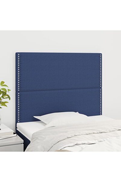 Concept Tăblii de pat, 2 buc, albastru, 90x5x78/88 cm, textil