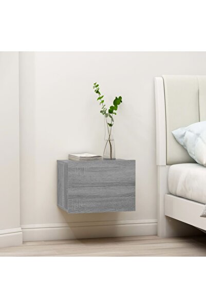 Concept Noptieră, gri sonoma, 40x30x30 cm, lemn prelucrat