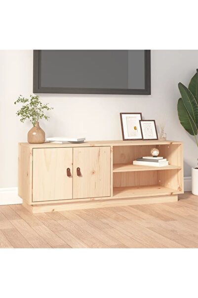 Concept Comodă TV, 105x34x40 cm, lemn masiv de pin