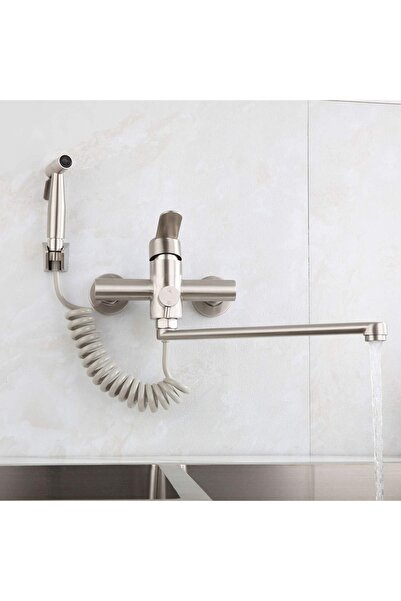 OEM Bateria kuchenna ścienna HomeLava 360° 35 cm ze spryskiwaczem