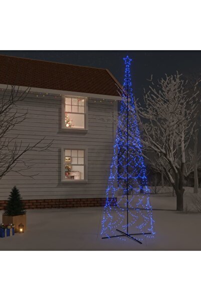 Concept Κωνικό χριστουγεννιάτικο δέντρο, 3000 LED, μπλε, 230x800 εκ.