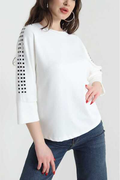 IŞILDA FASHION Блузка з принтом каменів