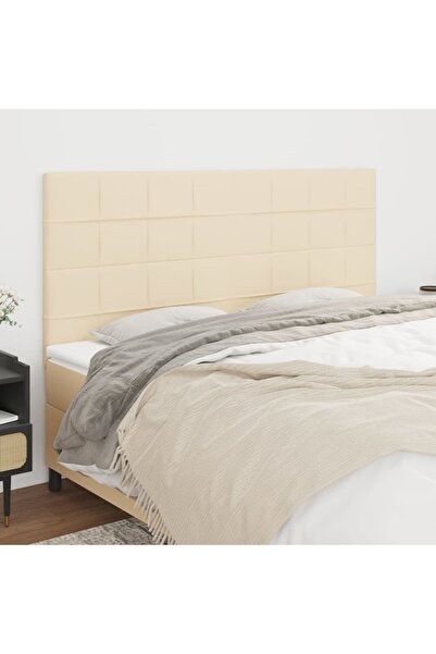 Concept Κομοδίνα, 4 τεμάχια, κρεμ, 90x5x78/88 cm, ύφασμα