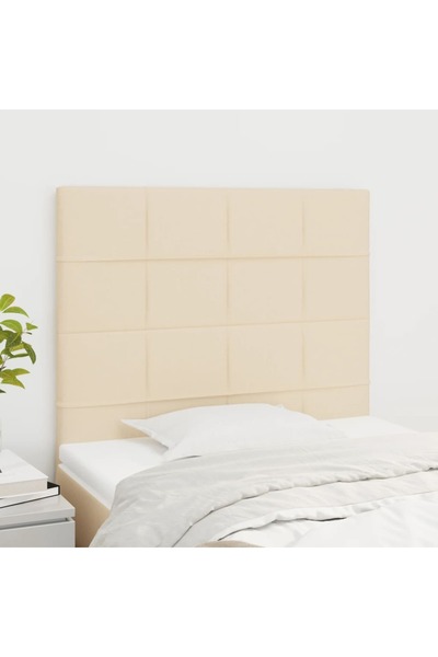 Concept Tăblii de pat, 2 buc, crem, 80x5x78/88 cm, textil