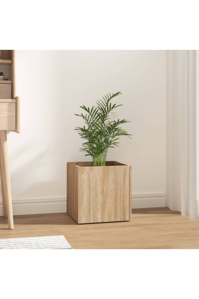 Concept Jardinieră cutie, stejar sonoma, 40x40x40 cm, lemn compozit
