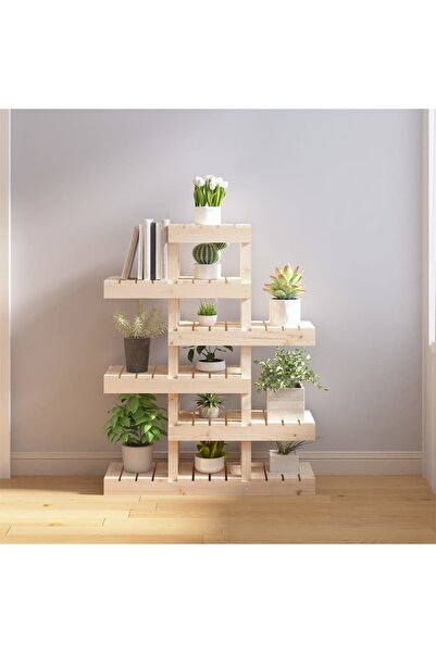Concept Suport pentru plante, 85x25x109,5 cm, lemn masiv de pin