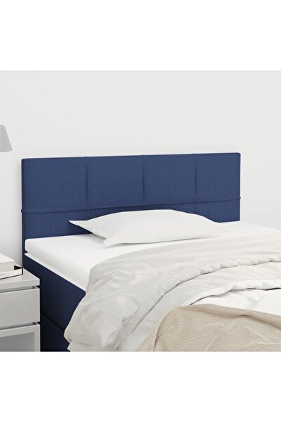 Concept Tăblie de pat, albastru, 80x5x78/88 cm, textil