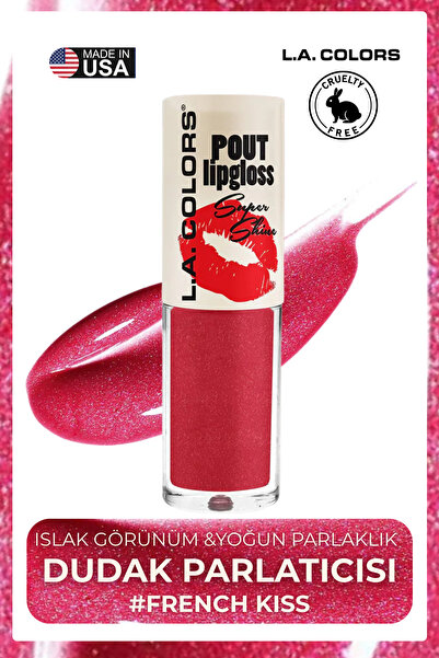 L.A Colors Pout Shiny Lipgloss - Islak Görünümlü Yoğun Parlaklık Veren Dudak ...