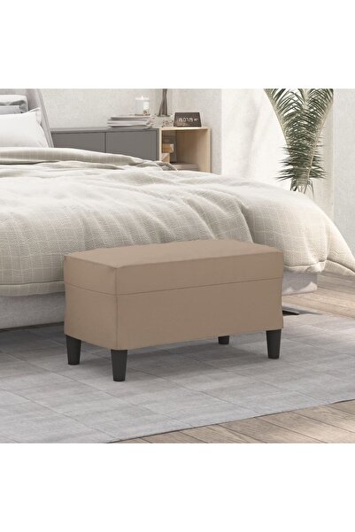 Concept Πάγκος, καπουτσίνο, 70x35x41 cm, οικολογικό Δερμάτινο