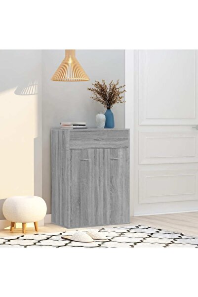 Concept Pantofar, gri sonoma, 60x35x84 cm, lemn compozit