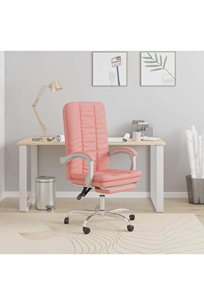 Concept Ανακλινόμενη καρέκλα γραφείου, ροζ, οικολογικό Δερμάτινο