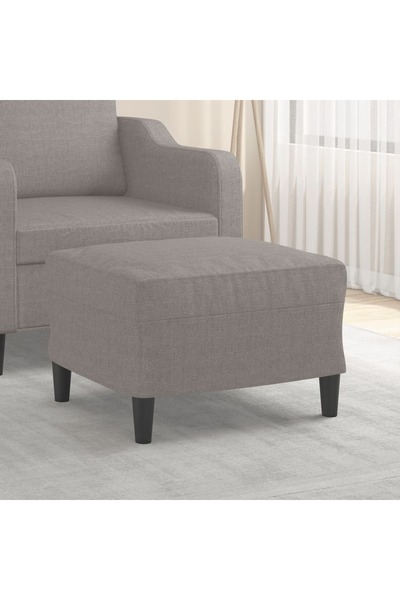 Concept Taburet, gri taupe, 60x50x41 cm, material textil