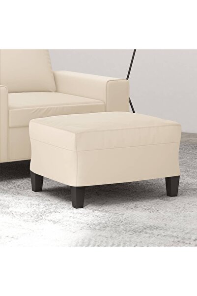 Concept Taburet, bej, 60x50x41 cm, țesătură microfibră