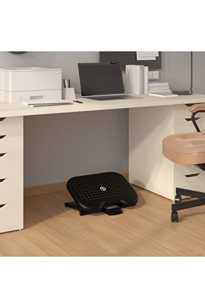 Concept Υποπόδιο, μαύρο, 46x34,5x11 εκ.