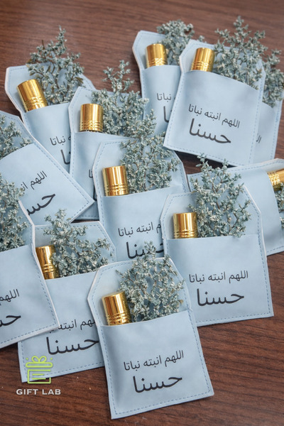 NO BRAND توزيعات جلد - مسك - كسرة بخور - للمناسبات (سادة - مواليد - زواج - خط...