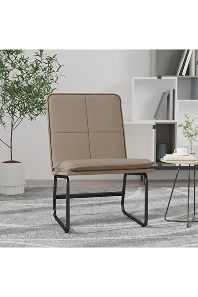 Concept Πολυθρόνα, καπουτσίνο, 54x75x76 cm, τεχνητό Δερμάτινο