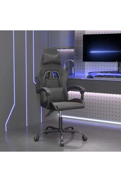 Concept Καρέκλα gaming, μαύρη, οικολογικό Δερμάτινο