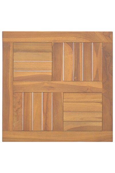 Concept Blat de masă, 50x50x2,5 cm, lemn masiv de tec, pătrat