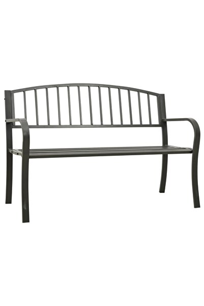 Concept Παγκάκι κήπου, γκρι, 120 cm, ατσάλι