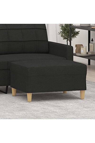 Concept Taburet, negru, 70x55x41 cm, material textil