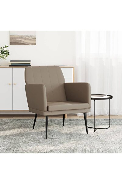 Concept Πολυθρόνα, καπουτσίνο, 61x78x80 εκ., τεχνητό Δερμάτινο