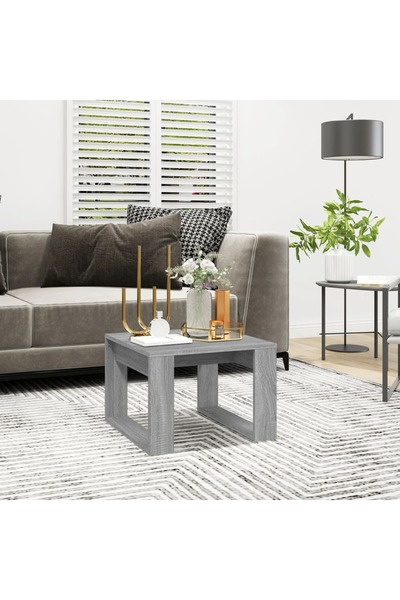 Concept Βοηθητικό τραπεζάκι, γκρι sonoma, 50x50x35 cm, επεξεργασμένο ξύλο
