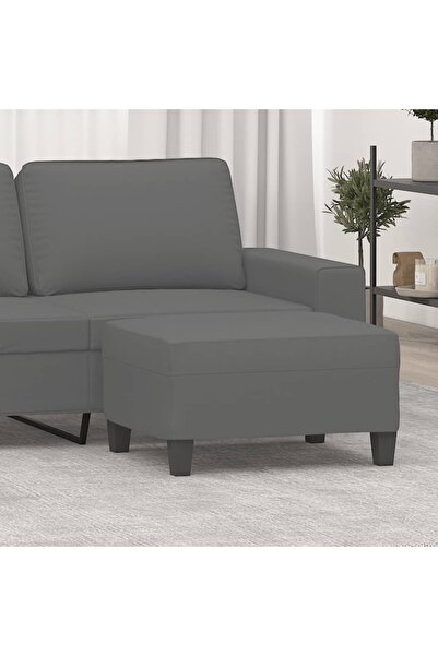 Concept Taburet, gri închis, 70x55x41 cm, microfibră