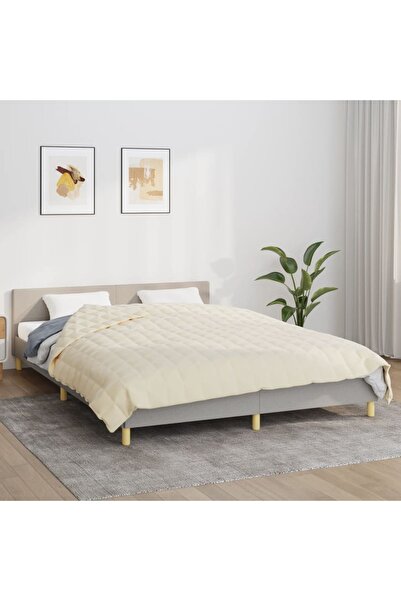 Concept Βαριά Κουβέρτα , ανοιχτό κρεμ, 200x220 cm, 9 kg, ύφασμα