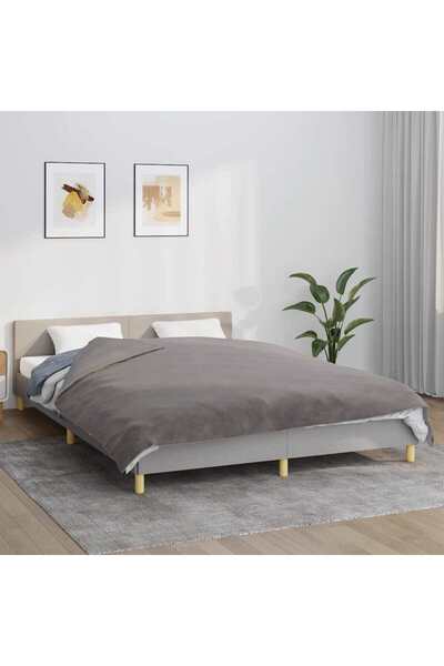 Concept Pătură grea cu husă, gri, 200x225cm, 9 kg, material textil