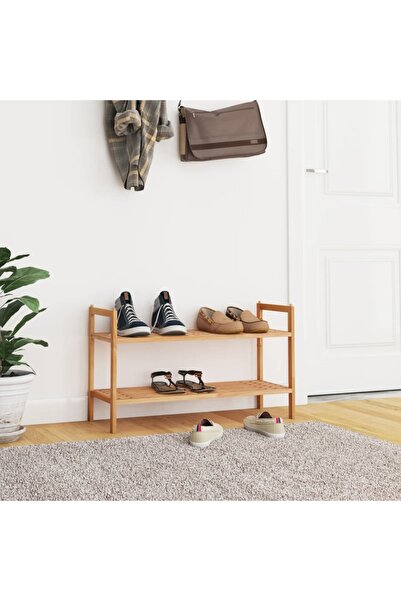 Concept Ράφι παπουτσιών, 69x27x41 εκ., μασίφ ξύλο καρυδιάς