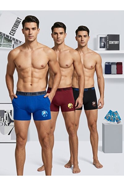 Fajr AlYaqin Men's Boxer Shorts, Men's Stretch Comfortable Boxer Shorts, 6 Pairs