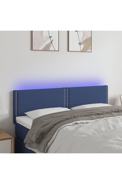 Concept Κεφαλάρι LED, μπλε, 144x5x78/88 cm, ύφασμα