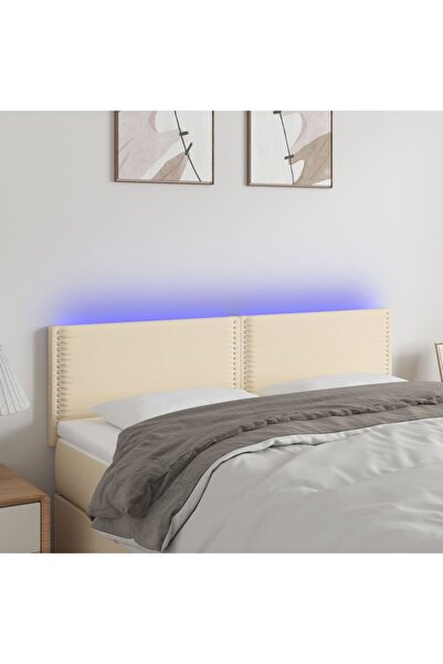 Concept Κεφαλάρι LED, κρεμ, 144x5x78/88 cm, ύφασμα