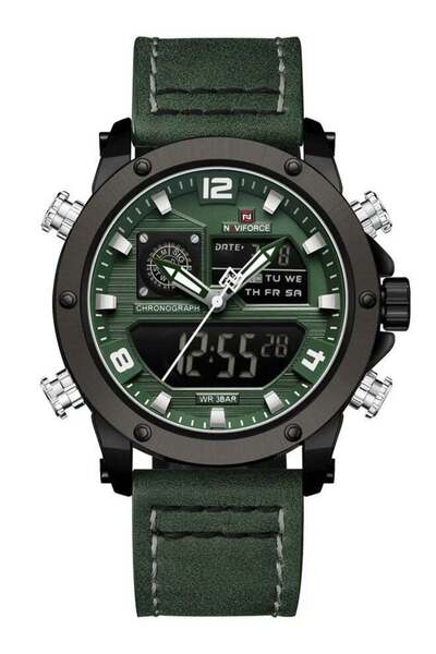 Naviforce Men's Water Resistant Analog/Digital Watch NF9236