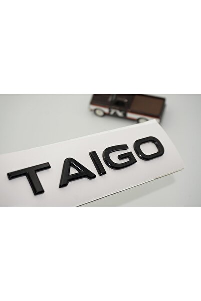 DK Tuning VW Volkswagen Taigo Bagaj Siyah Yazı Logo Amblem