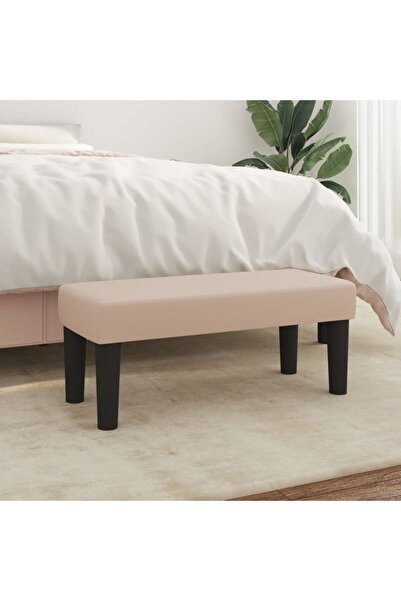 Concept Πάγκος, καπουτσίνο, 70x30x30 εκ., οικολογικό Δερμάτινο