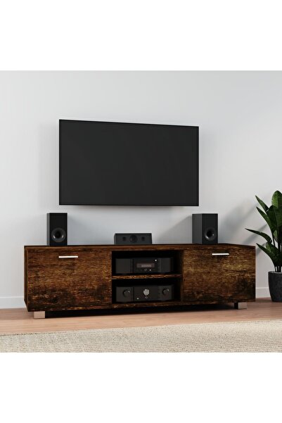 Concept Comodă TV, stejar fumuriu, 140x40,5x35 cm, lemn prelucrat