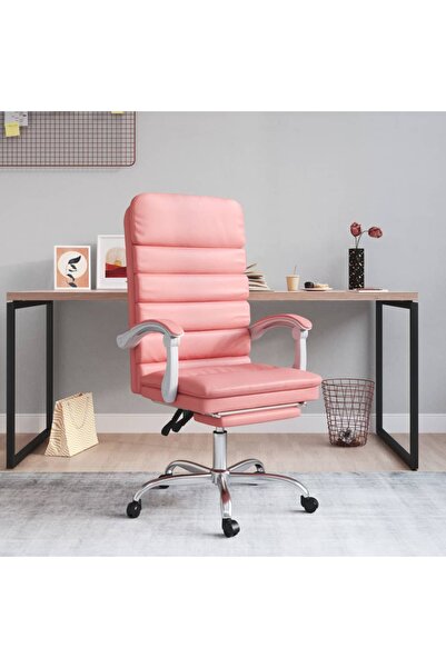 Concept Ανακλινόμενη καρέκλα γραφείου με δυνατότητα μασάζ, ροζ, οικολογικό Δε...