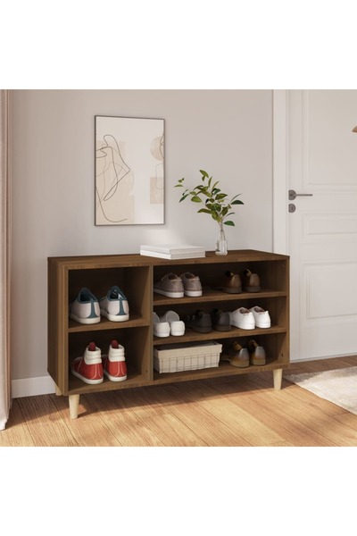 Concept Pantofar, stejar maro, 102x36x60 cm, lemn prelucrat