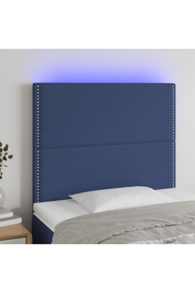 Concept Κεφαλάρι LED, μπλε, 90x5x118/128 cm, ύφασμα