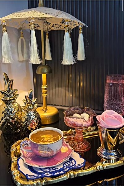 cicizuccaciye Ledli Dekoratif Bali Şemsiyesi