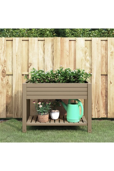 Concept Strat înălțat, maro deschis, 110x45x79 cm, polipropilenă