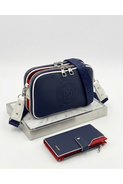 Just Polo Women's Lacoste Adjustable Strap Piece Crossbody Shoulder Bag and W...