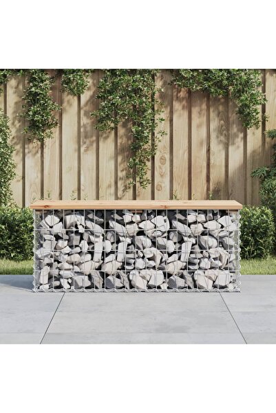 Concept Παγκάκι κήπου, σχέδιο γκαζόν, 103x31,5x42 εκ., μασίφ ξύλο πεύκου