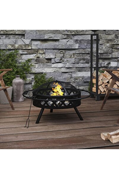 Concept Vatră de foc cu vătrai, 70 cm, oțel, XXL