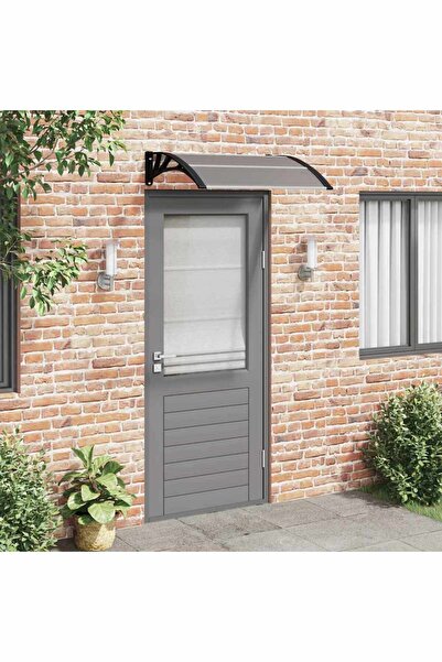 Concept Copertină de ușă, negru, 80x100 cm, policarbonat