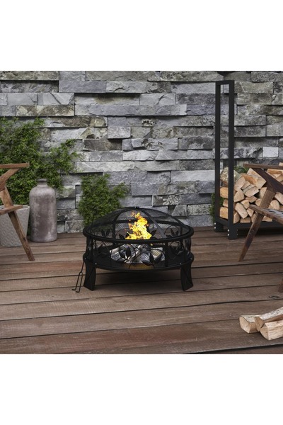 Concept Vatră de foc cu vătrai, 50 cm, oțel, XXL