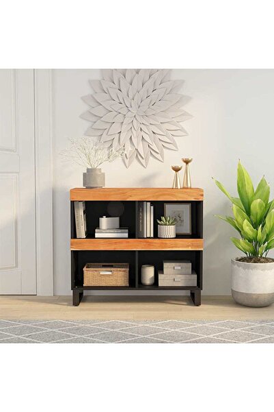 Concept Πλαϊνό ντουλάπι, 85x33x75 cm, μασίφ ξύλο ακακίας