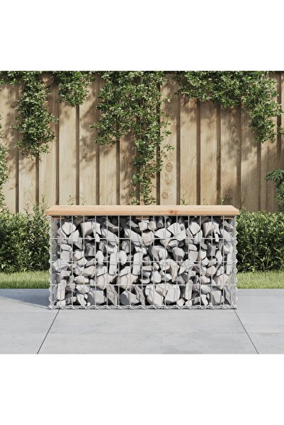 Concept Παγκάκι κήπου, σχέδιο γκαζόν, 83x31,5x42 εκ., μασίφ ξύλο πεύκου